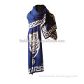 Warmth Printed Long Scarf Lionhead wool scarf For Women